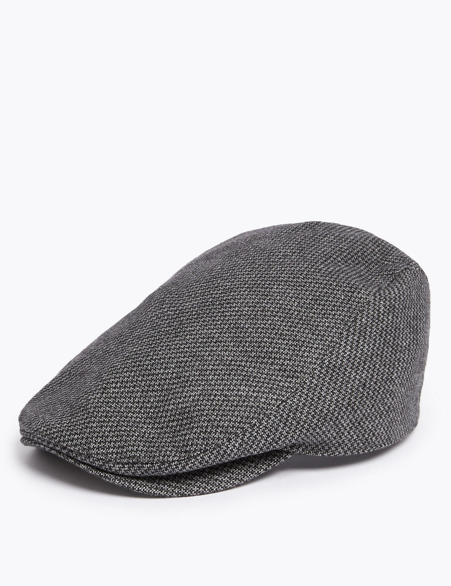 Dogstooth Flat Cap