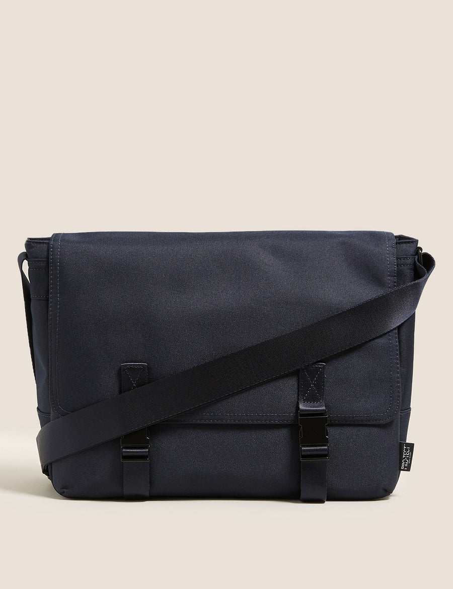 Recycled Polyester Pro-Tect™ Messenger Bag Marks & Spencer Philippines