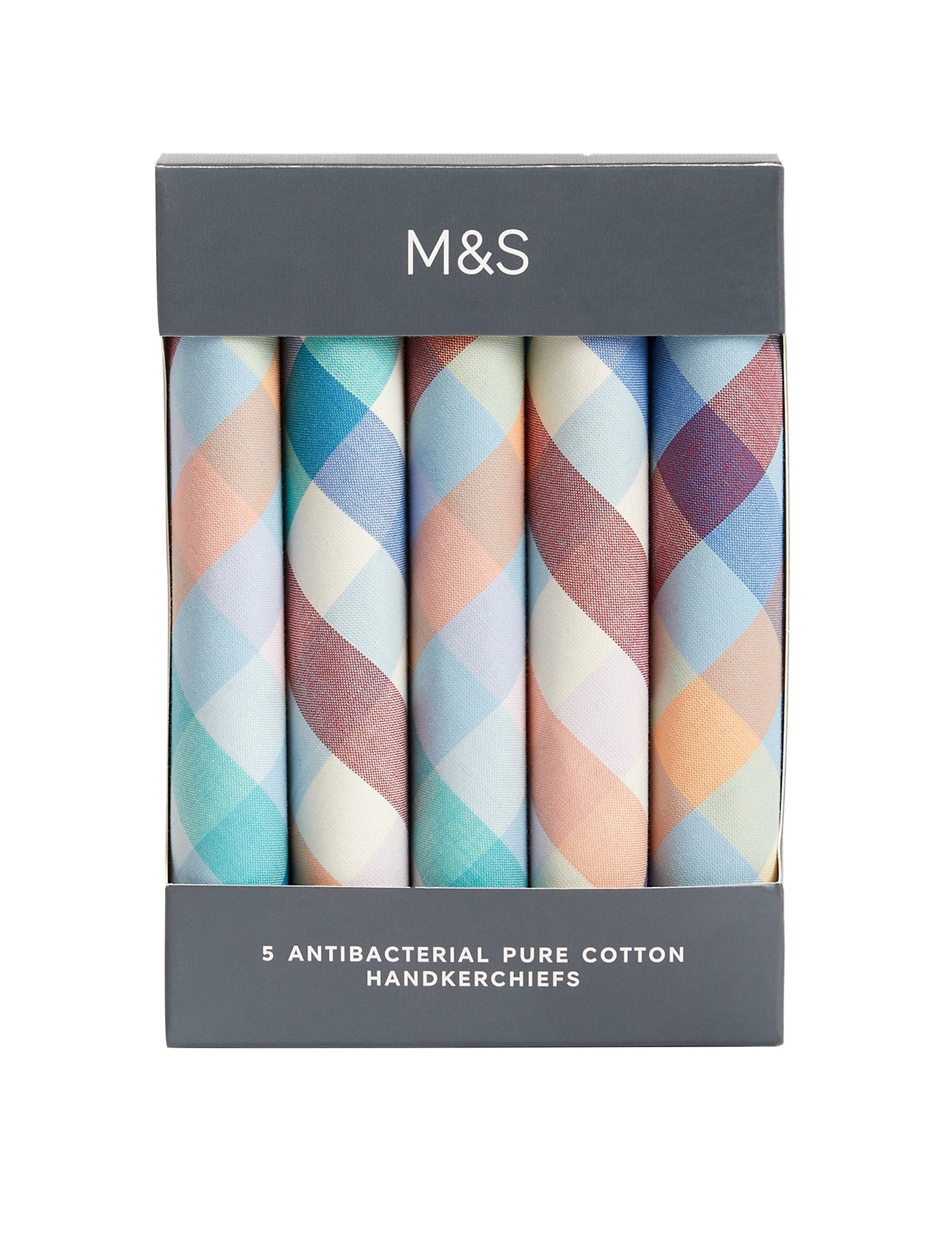 5pk Antibacterial Pure Cotton Handkerchiefs Marks & Spencer Philippines