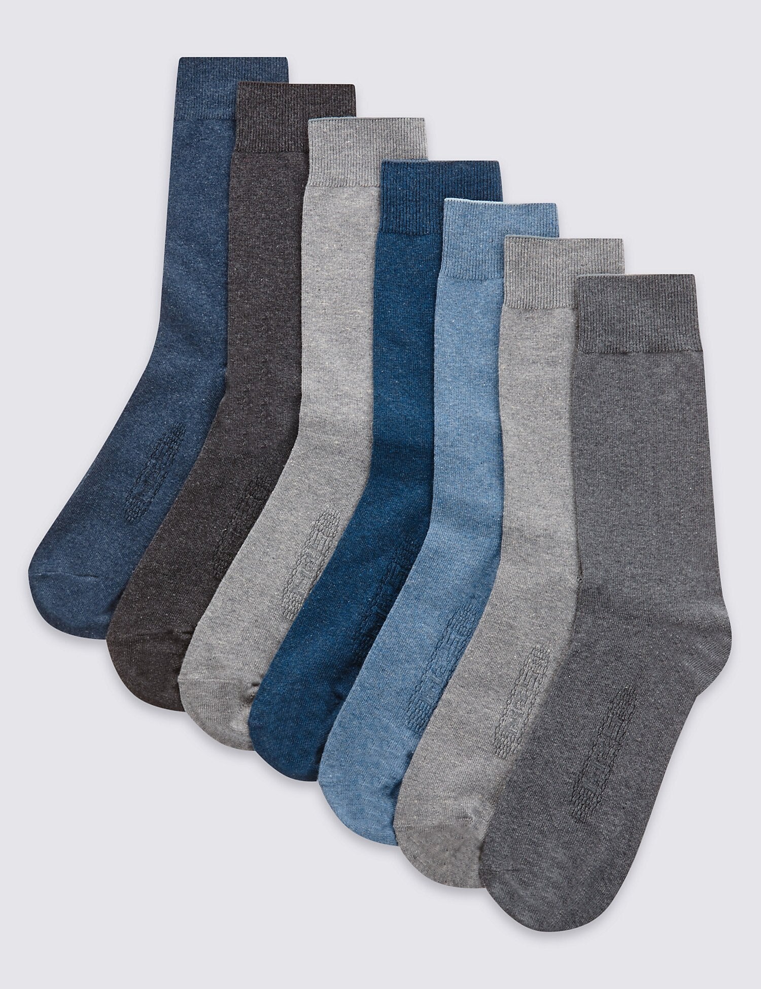 7 Pack Cool & Freshfeet Cotton Rich Socks