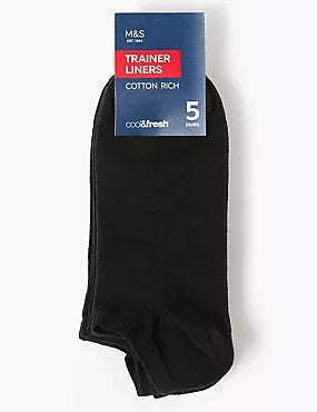 5 Pack Cool & Fresh™ Trainer Liner Socks