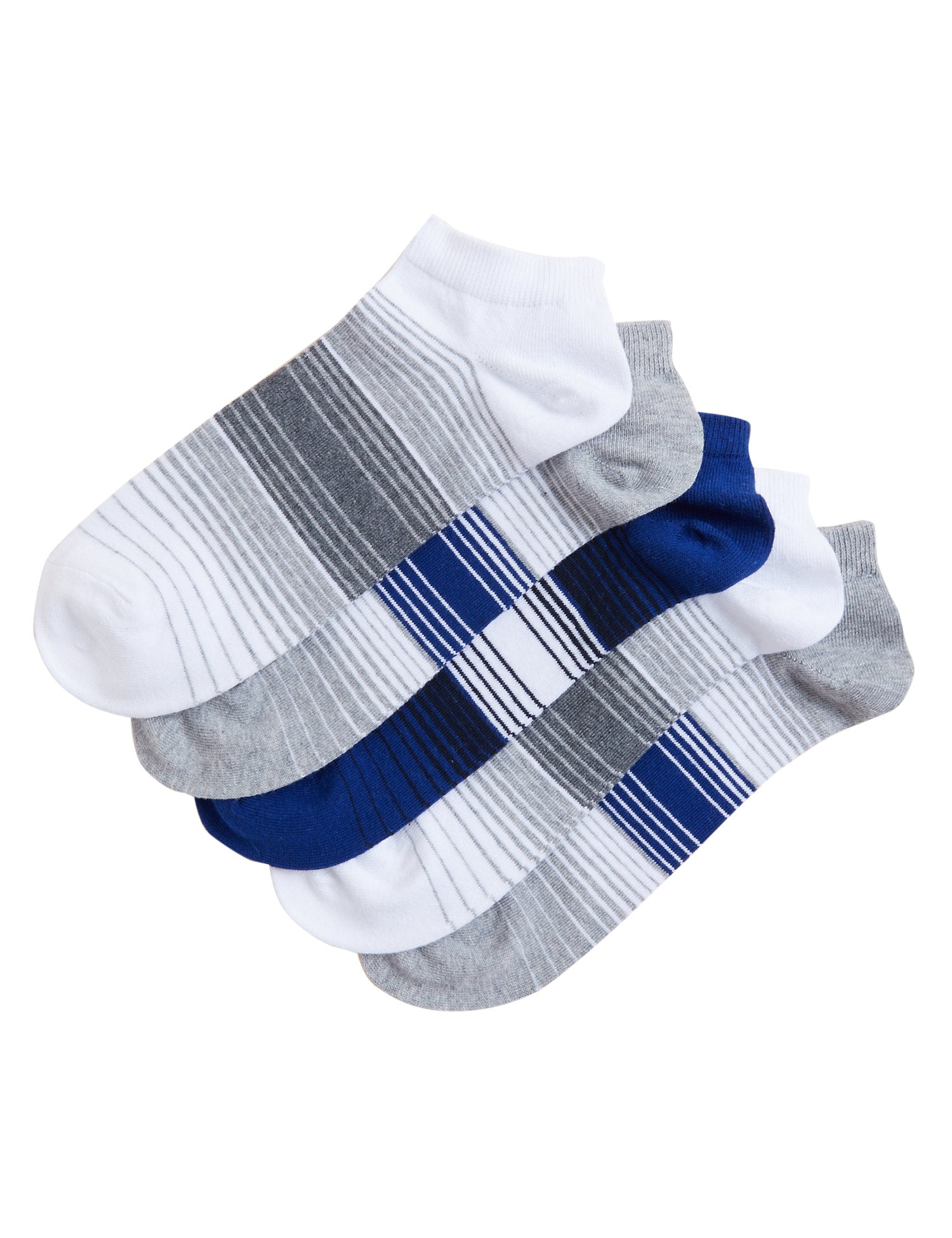 5pk Cool & Fresh™ Striped Trainer Socks