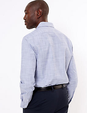 Tailored Fit Pure Cotton Easy Iron Shirt