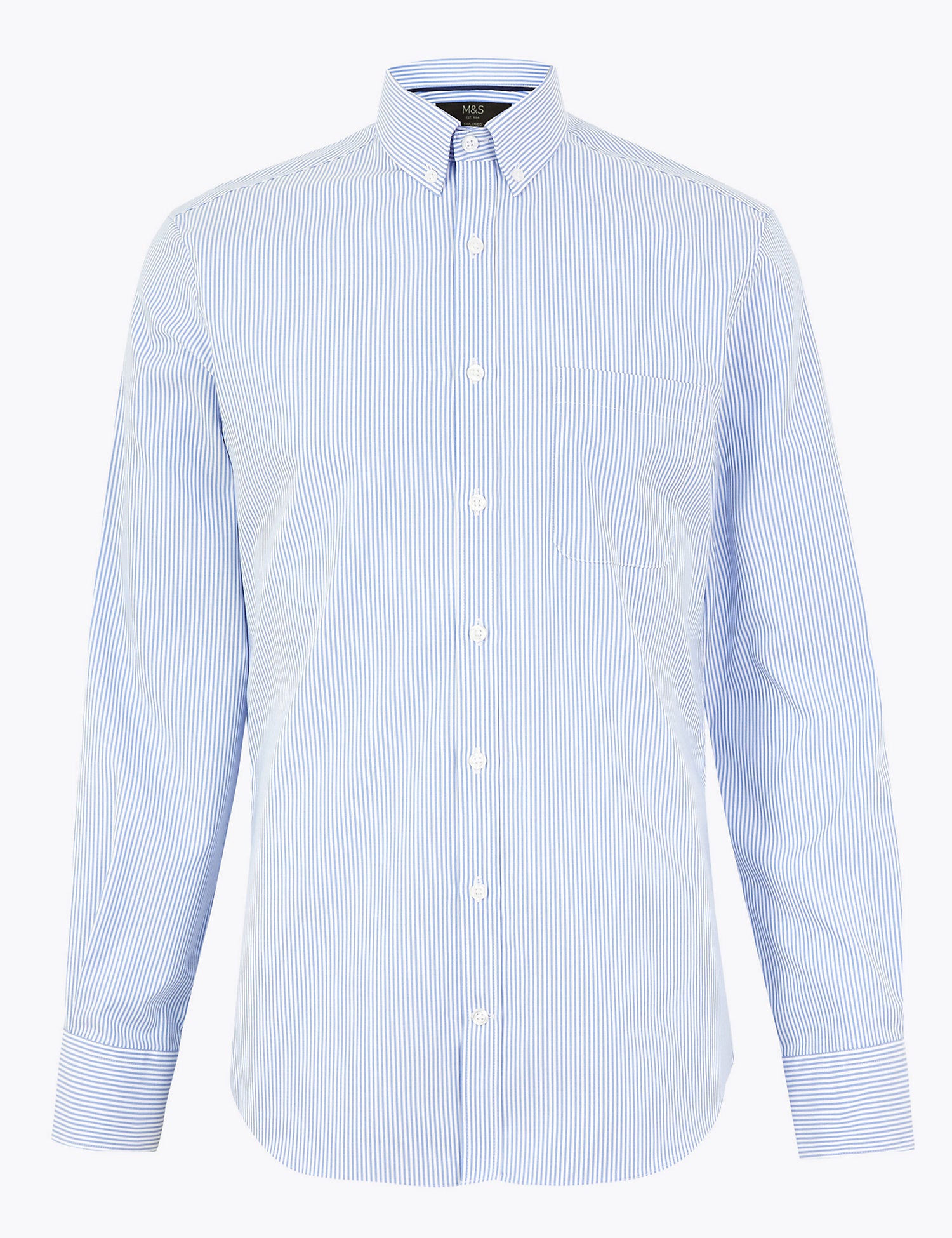 Tailored Fit Bengal Stripe Easy Iron Shirt