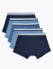 5pk Cotton Stretch Cool & Fresh Trunks