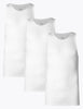 3 Pack Pure Cotton Sleeveless Vests