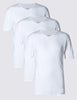 3 Pack Pure Cotton V-Neck T-Shirt Vests