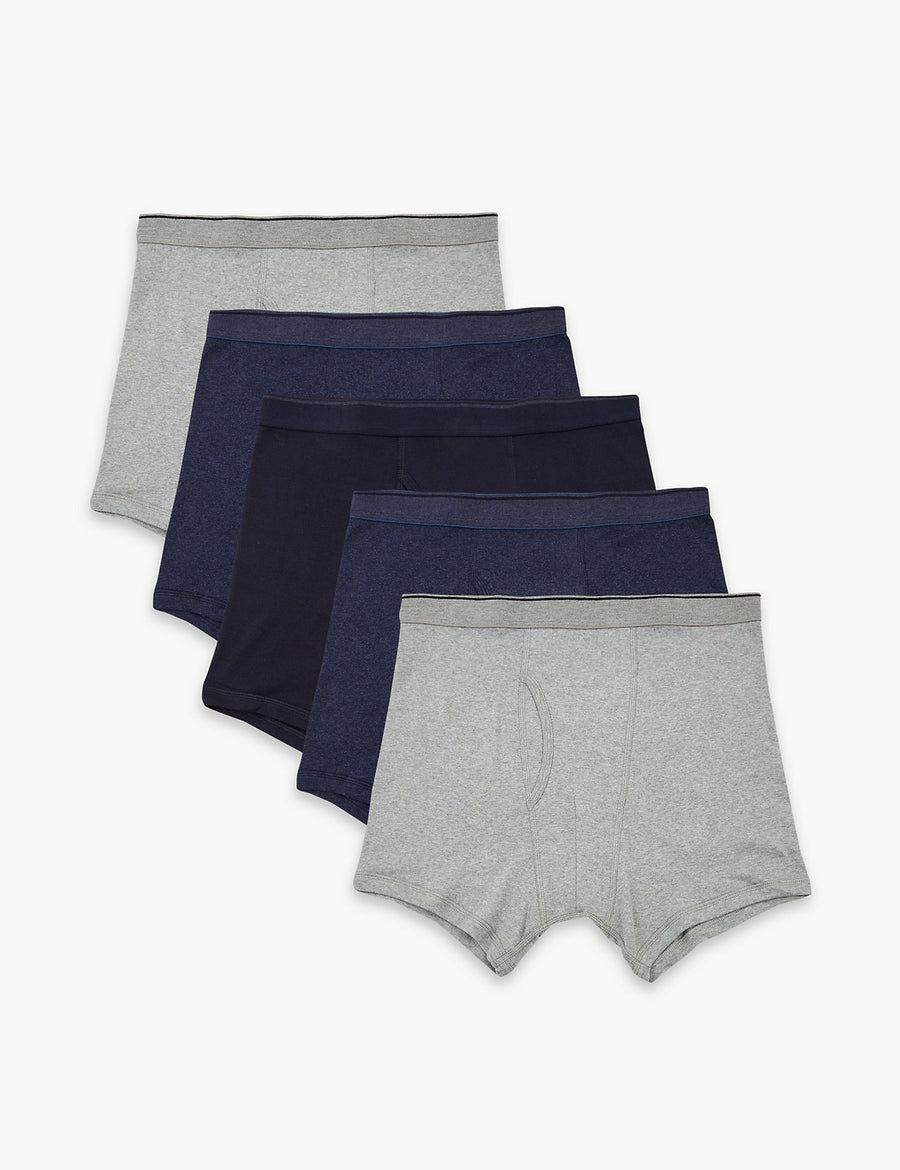 5 Pack Pure Cotton Cool & Fresh™ Trunks