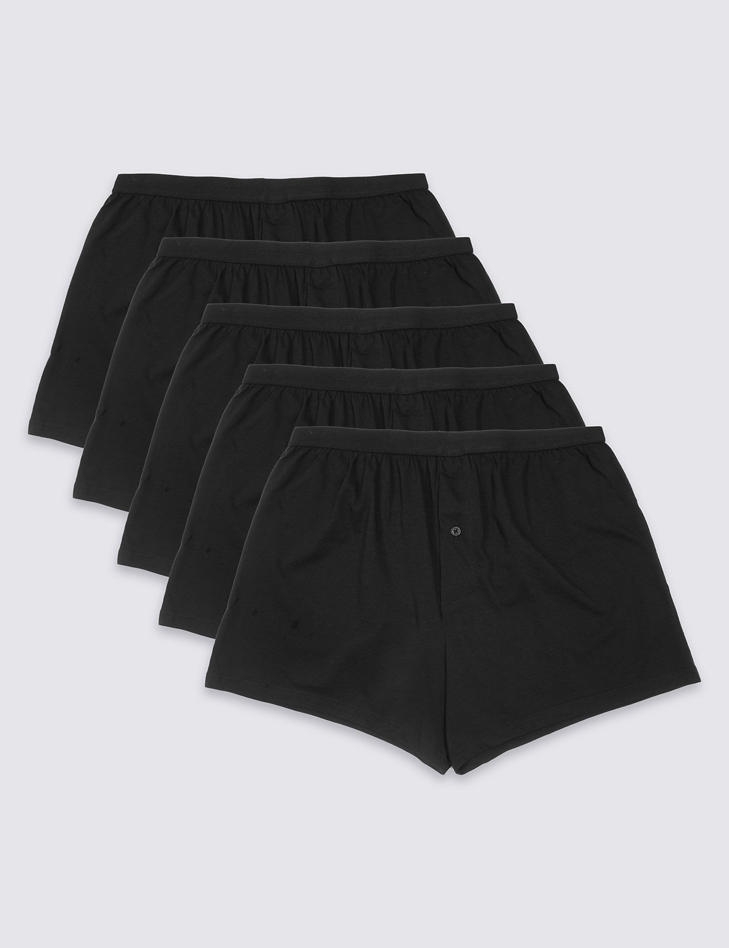   Essentials Men's Cotton Jersey Boxer Short (Available in  Big & Tall), Pack of 5, Black, X-Small : Clothing, Shoes & Jewelry
