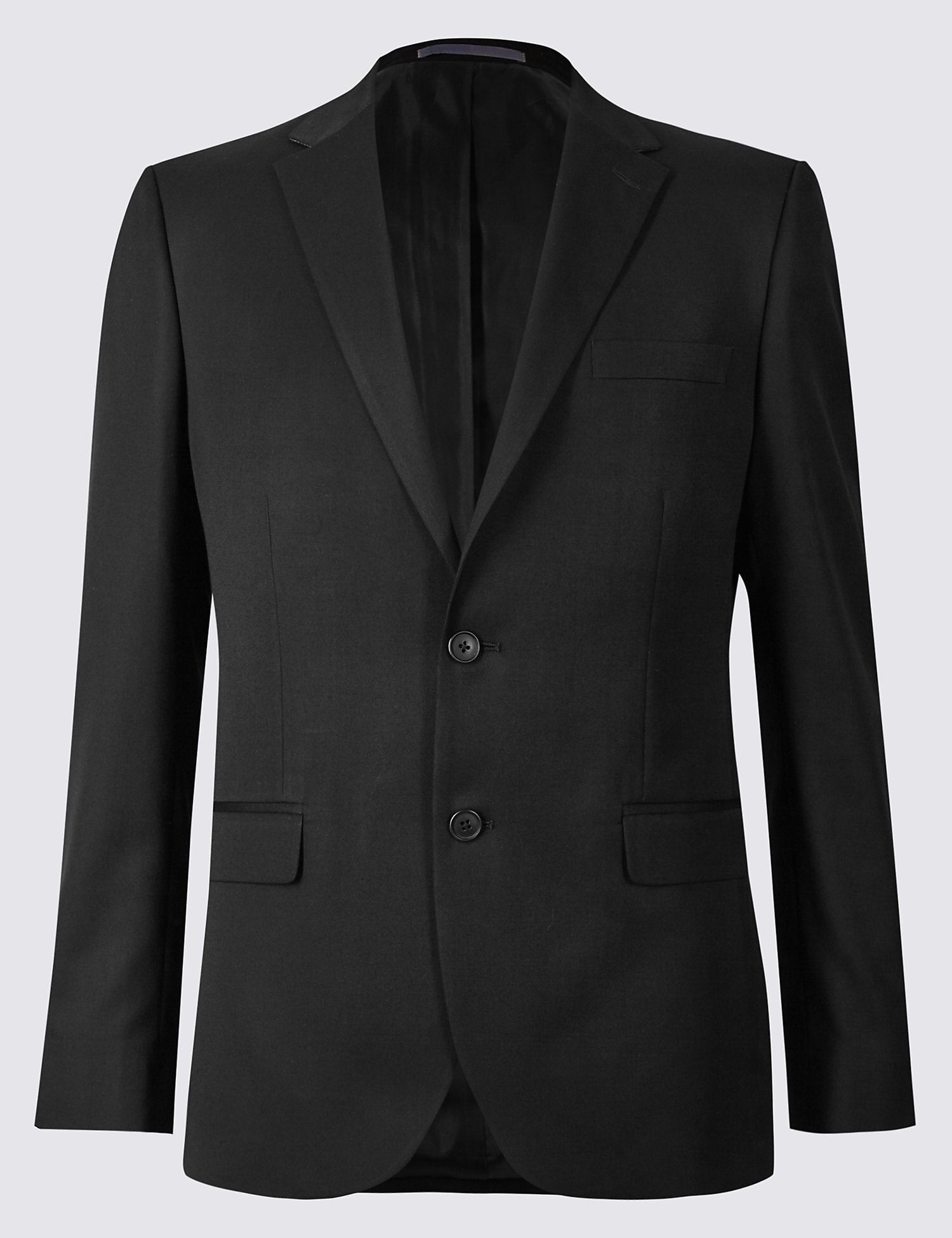 Black Tailored Fit Jacket