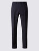 Regular Fit Flat Front Trousers