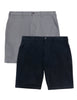 2pk Cotton Rich Stretch Chino Shorts