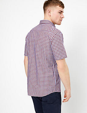 Pure Cotton Checked Shirt