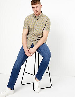 Pure Cotton Checked Shirt