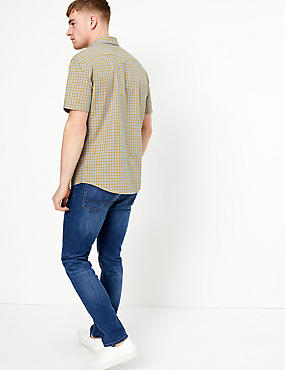 Pure Cotton Checked Shirt