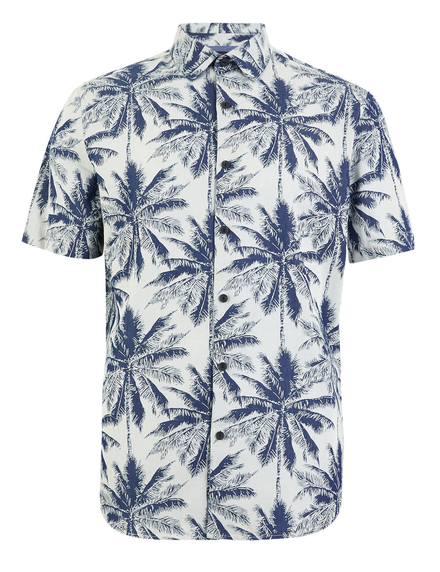 Cotton Hawaiian Shirt