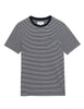 Pure Cotton Textured Striped T-Shirt