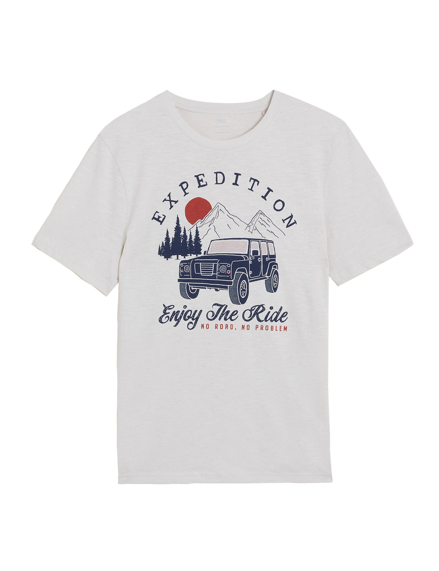 Pure Cotton Expedition Graphic T-Shirt