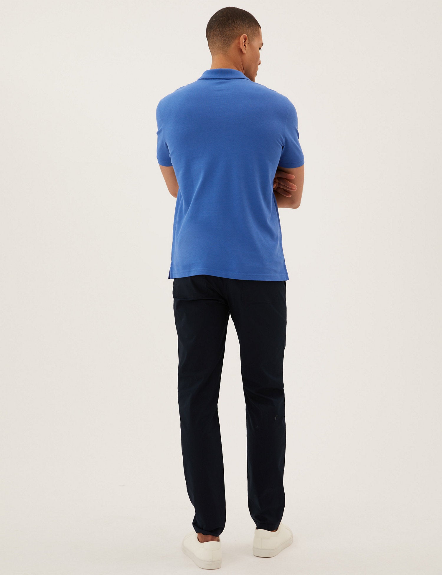 Pure Cotton Pique Polo Shirt