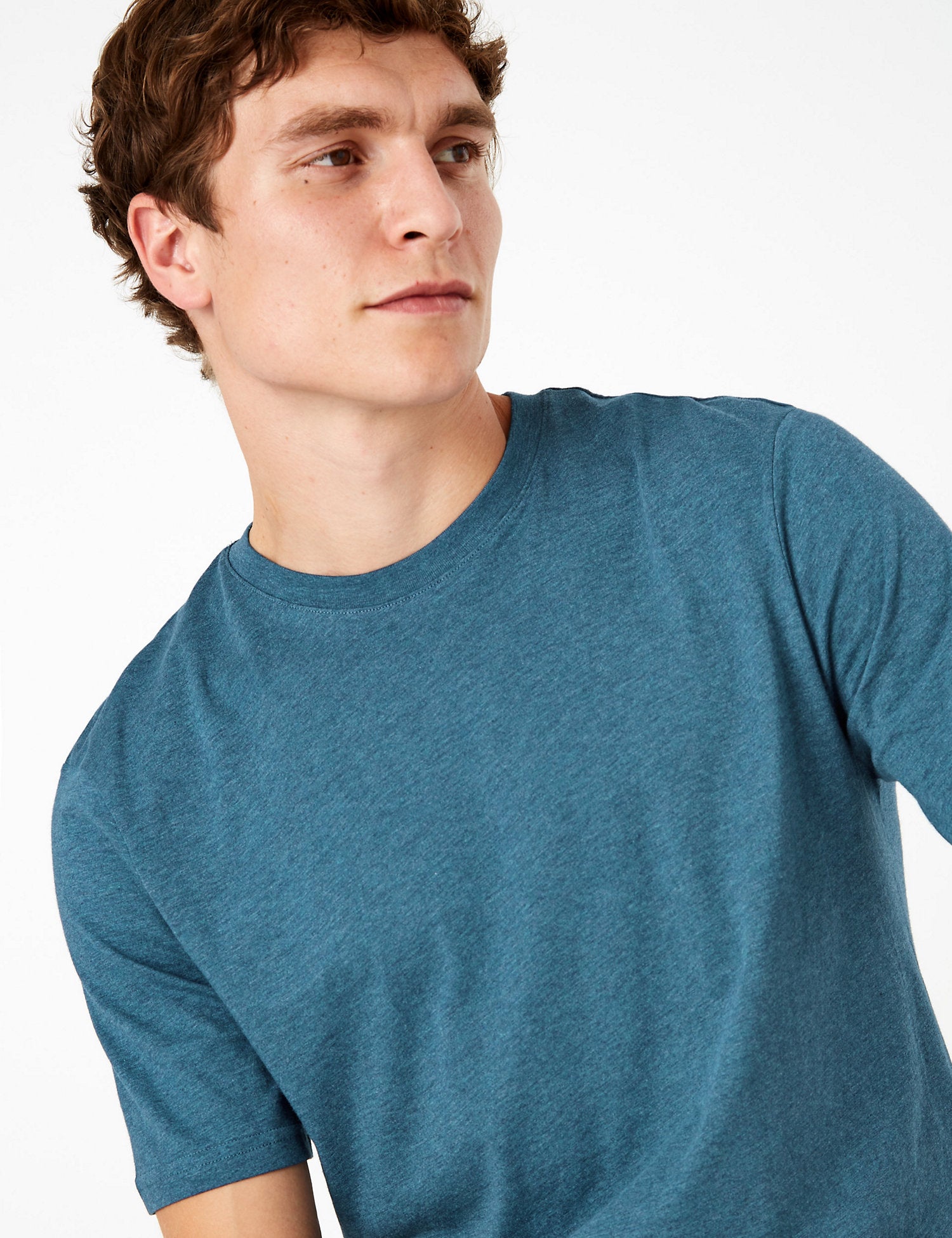 Pure Cotton Crew Neck T-Shirt