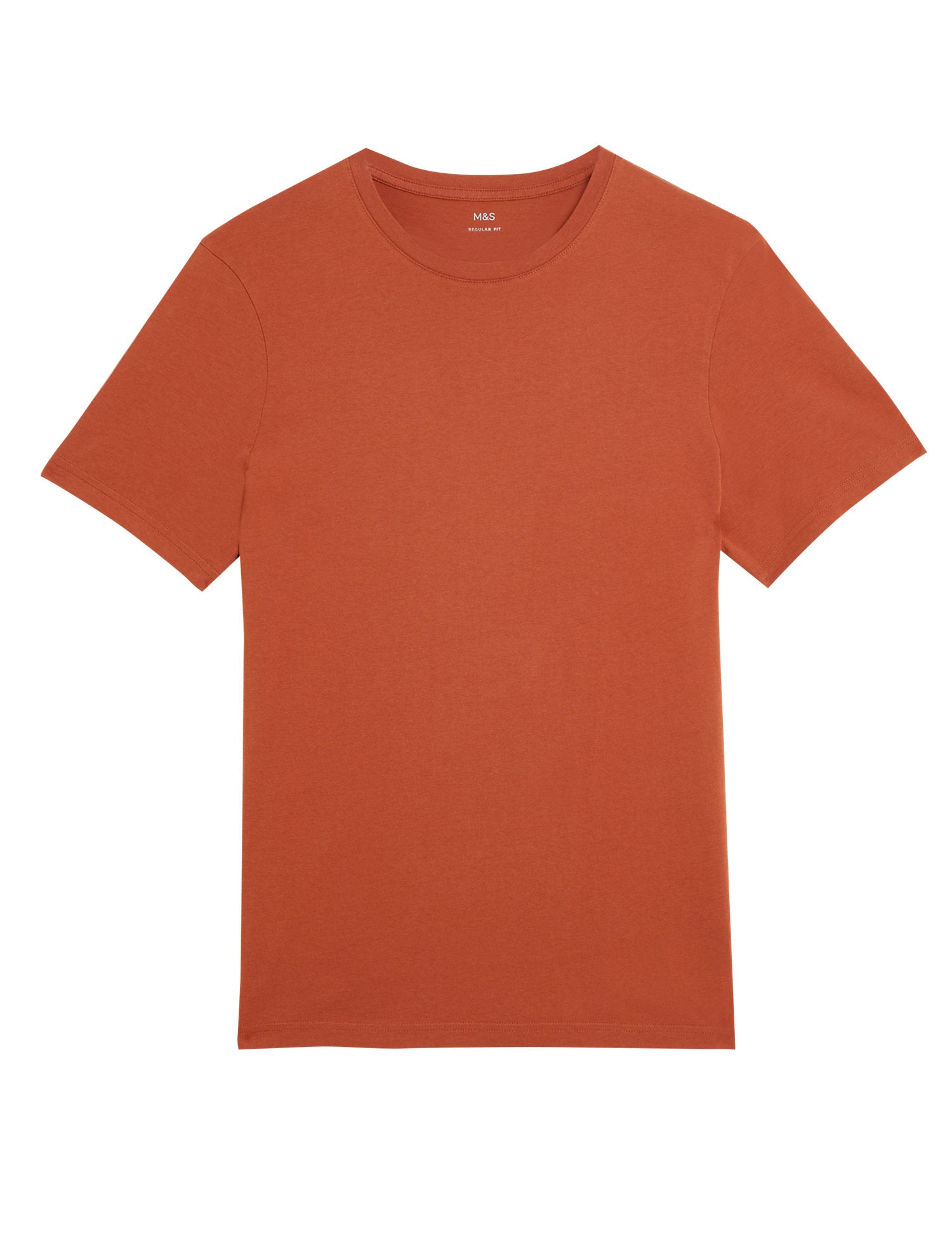 Pure Cotton Crew Neck T-Shirt