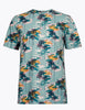 Pure Cotton Hawaiian Print T-Shirt