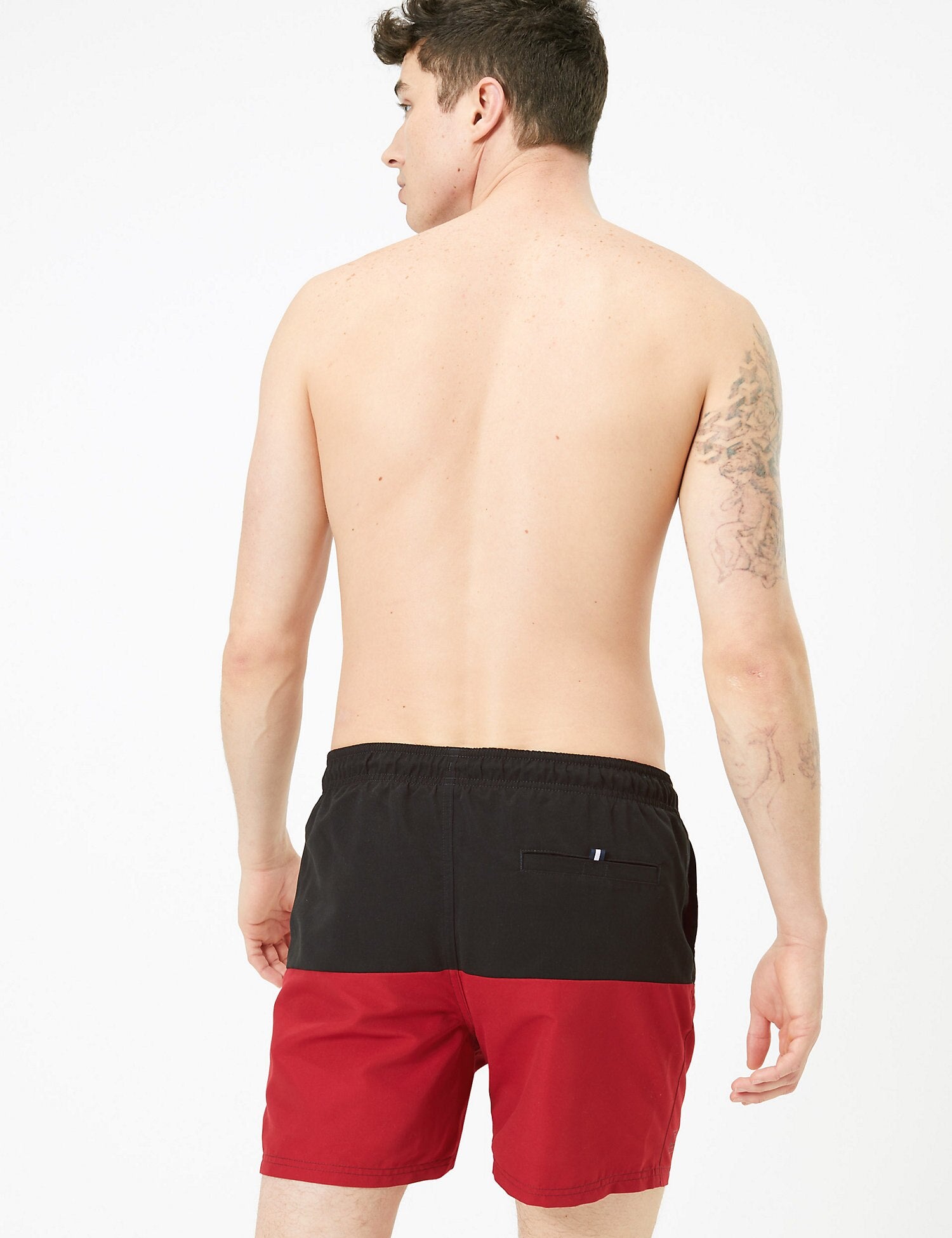 Quick Dry Colour Block Swim Shorts