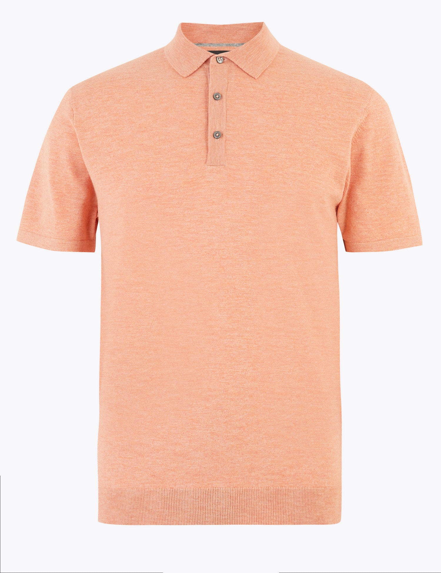 Cotton Short Sleeve Knitted Polo Shirt