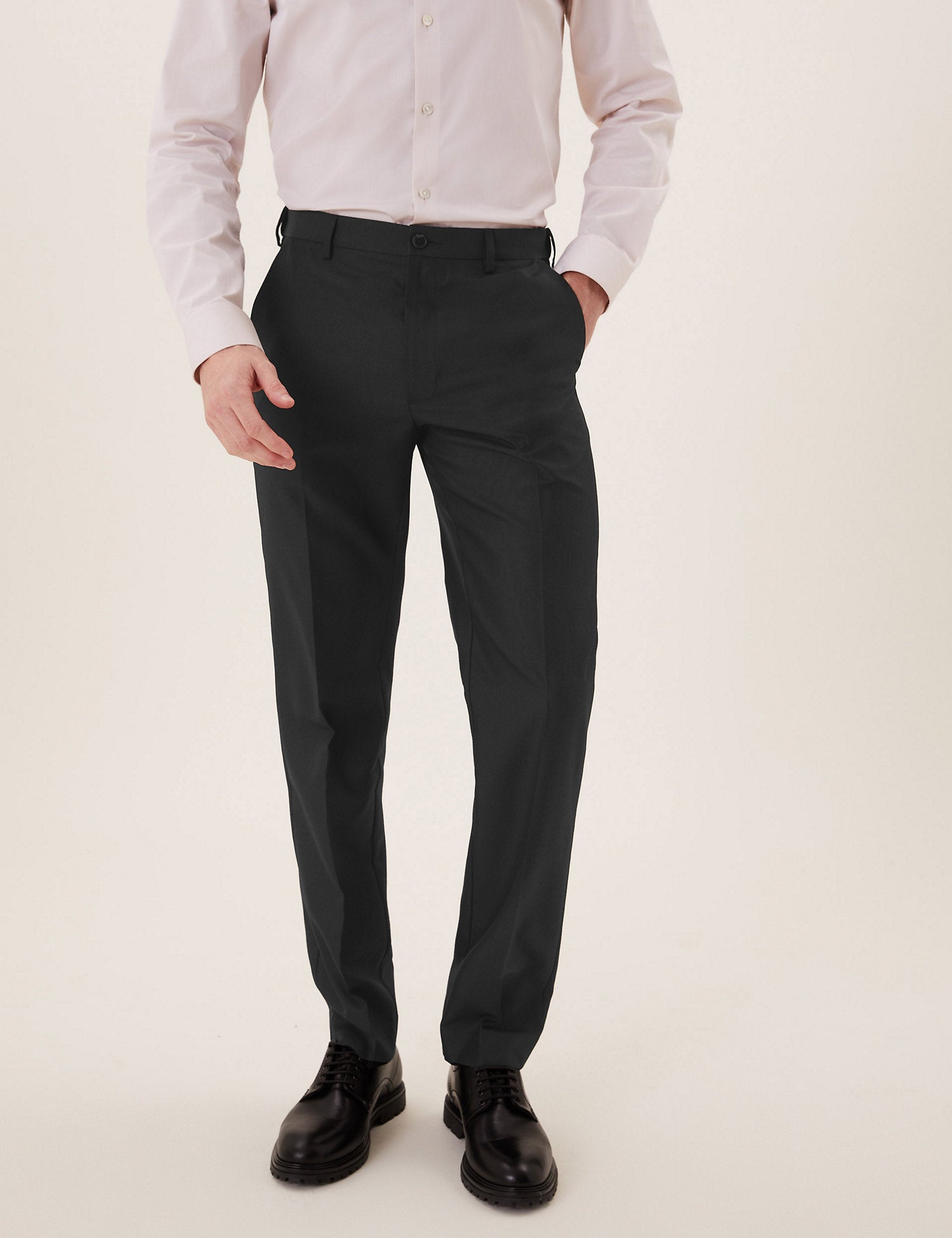 Regular Fit Trouser with Active Waist, M&S Collection
