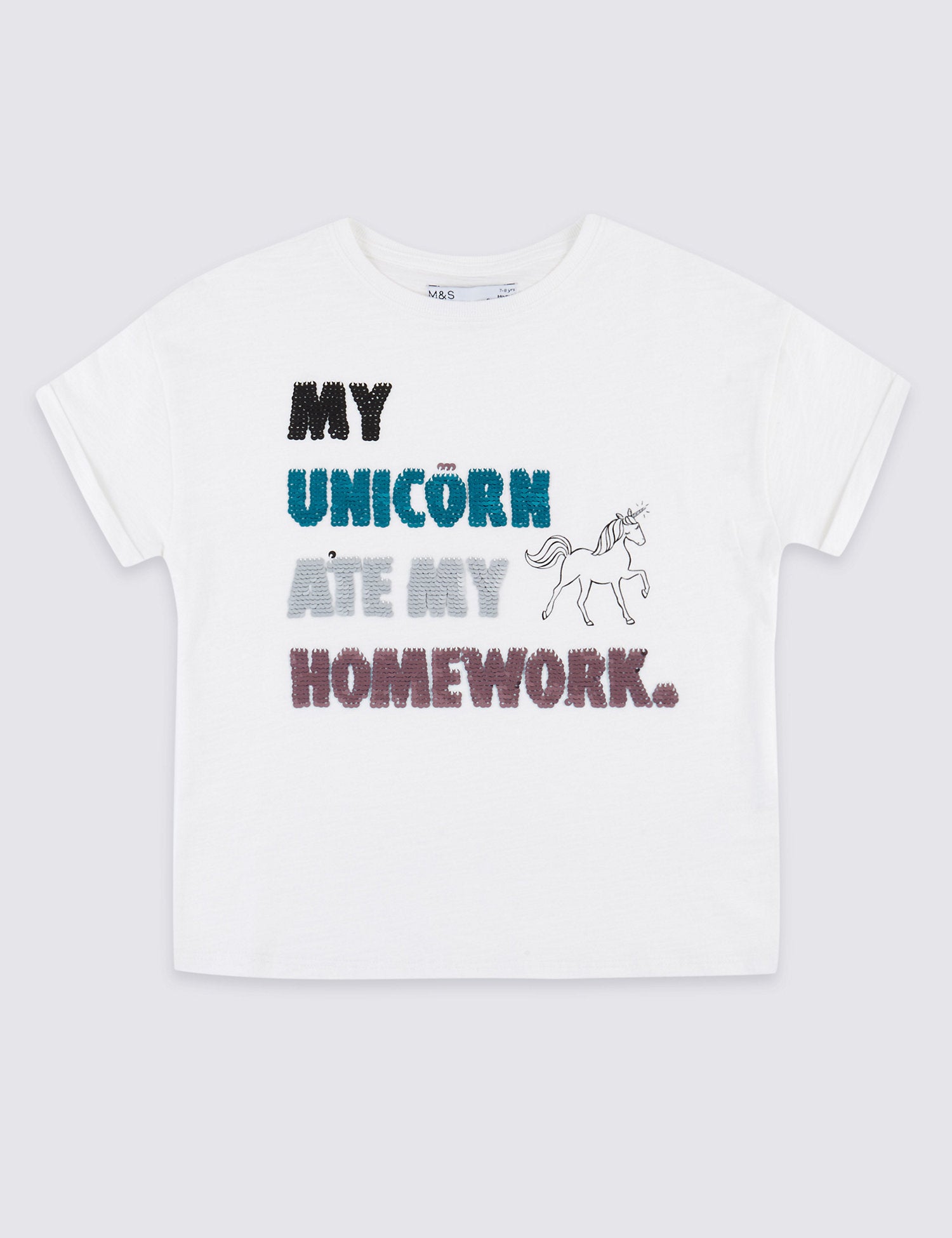 Pure Cotton Unicorn T-Shirt