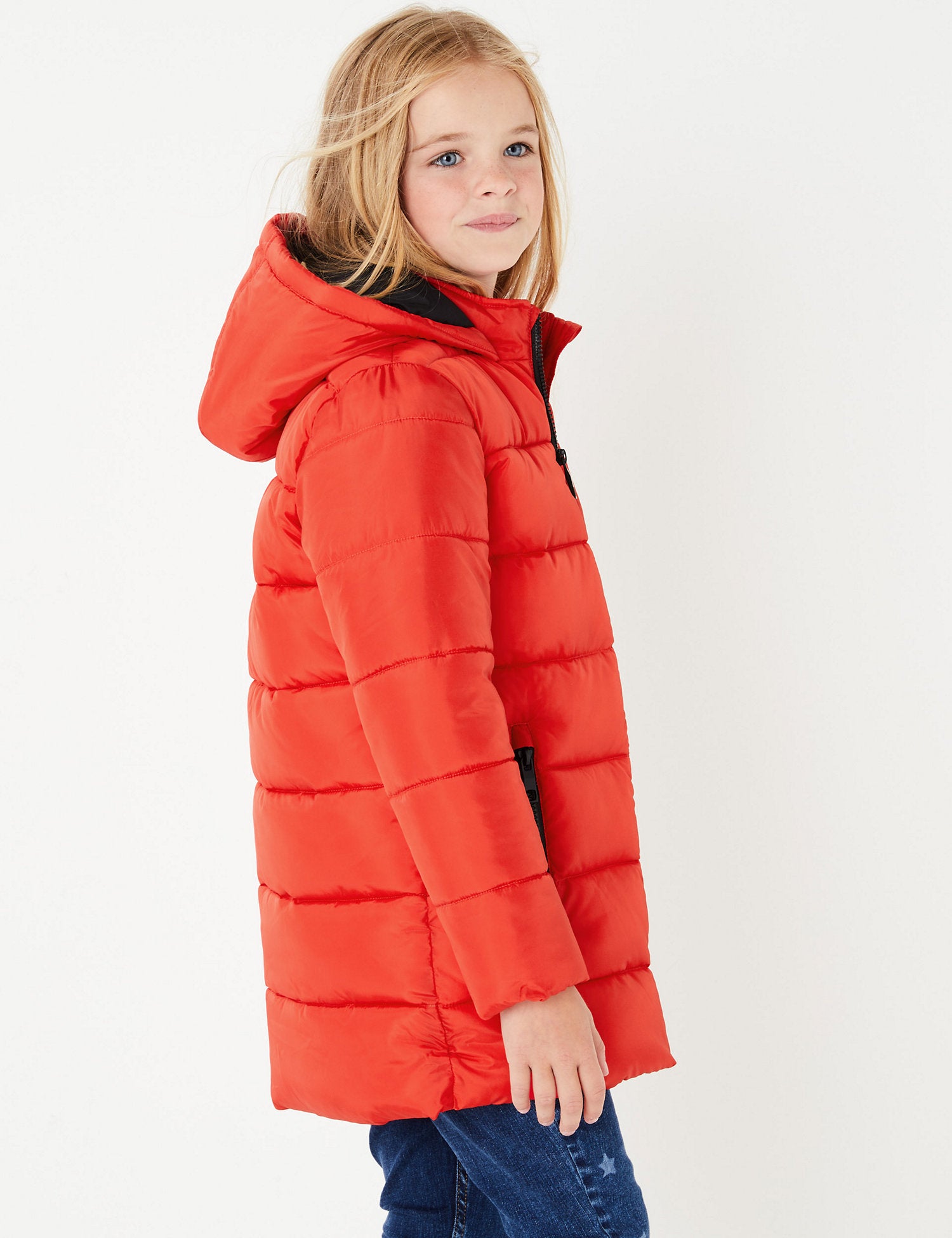 Hooded Mid-Weight Padded Coat