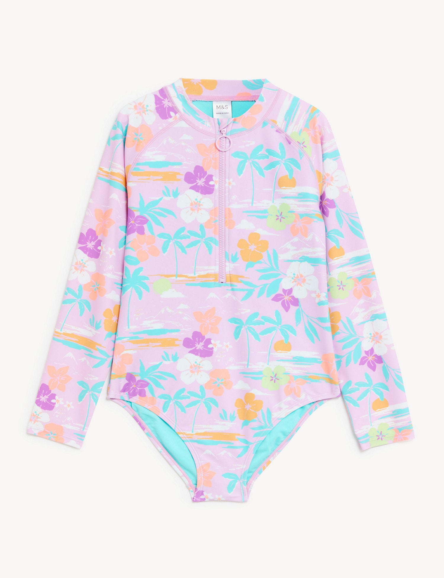 Tropical Long Sleeve Swimsuit Marks & Spencer Philippines