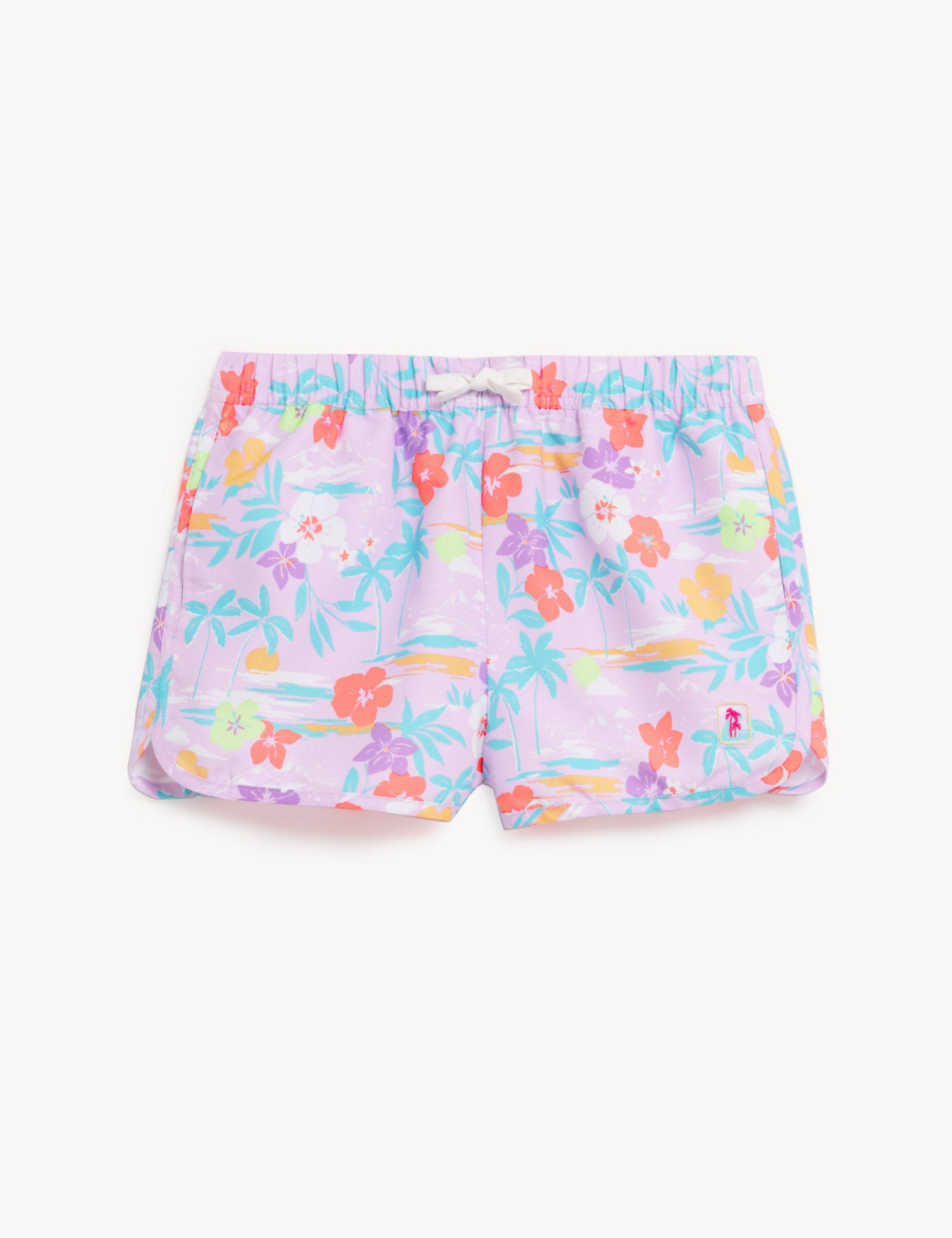 Palm Print Swim Shorts