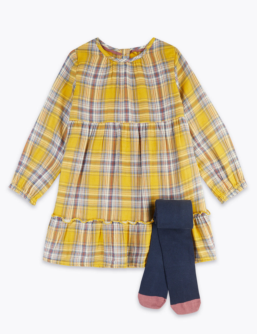 Cotton Rich Checked Outfit