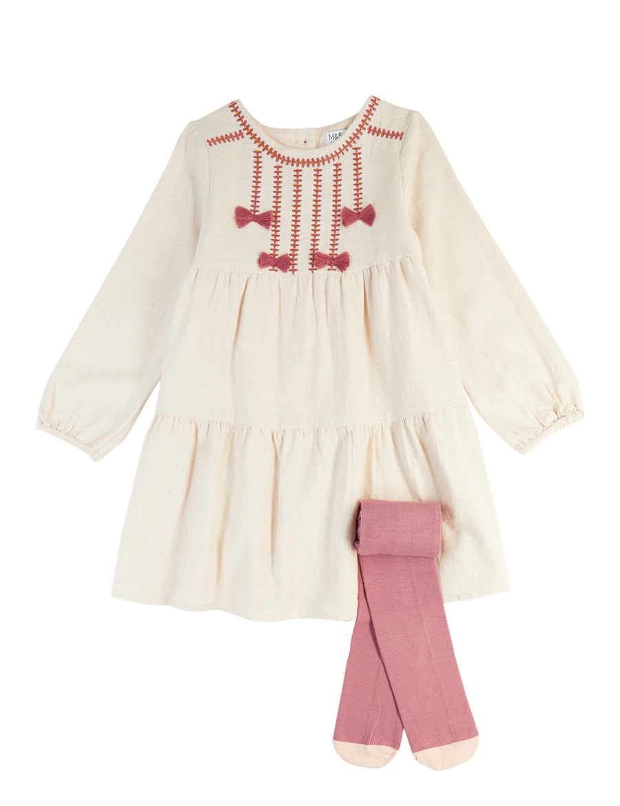 Pure Cotton 2 Piece Embroidered Outfit