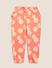 Pure Cotton Daisy Print Trousers
