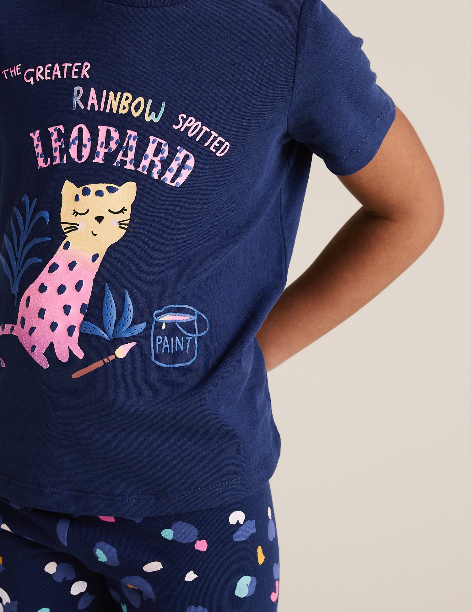 Pure Cotton Leopard T-Shirt