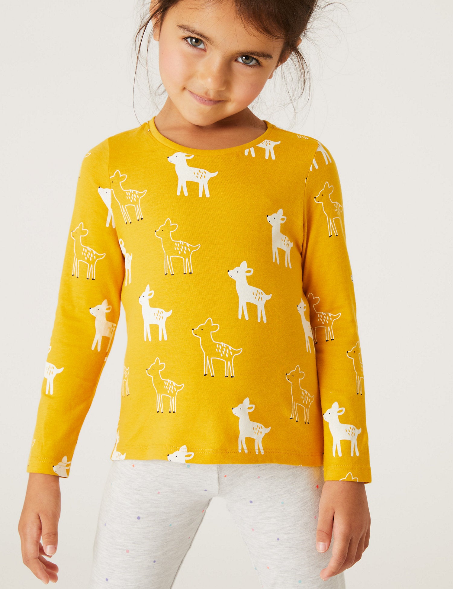 Pure Cotton Deer Print Top