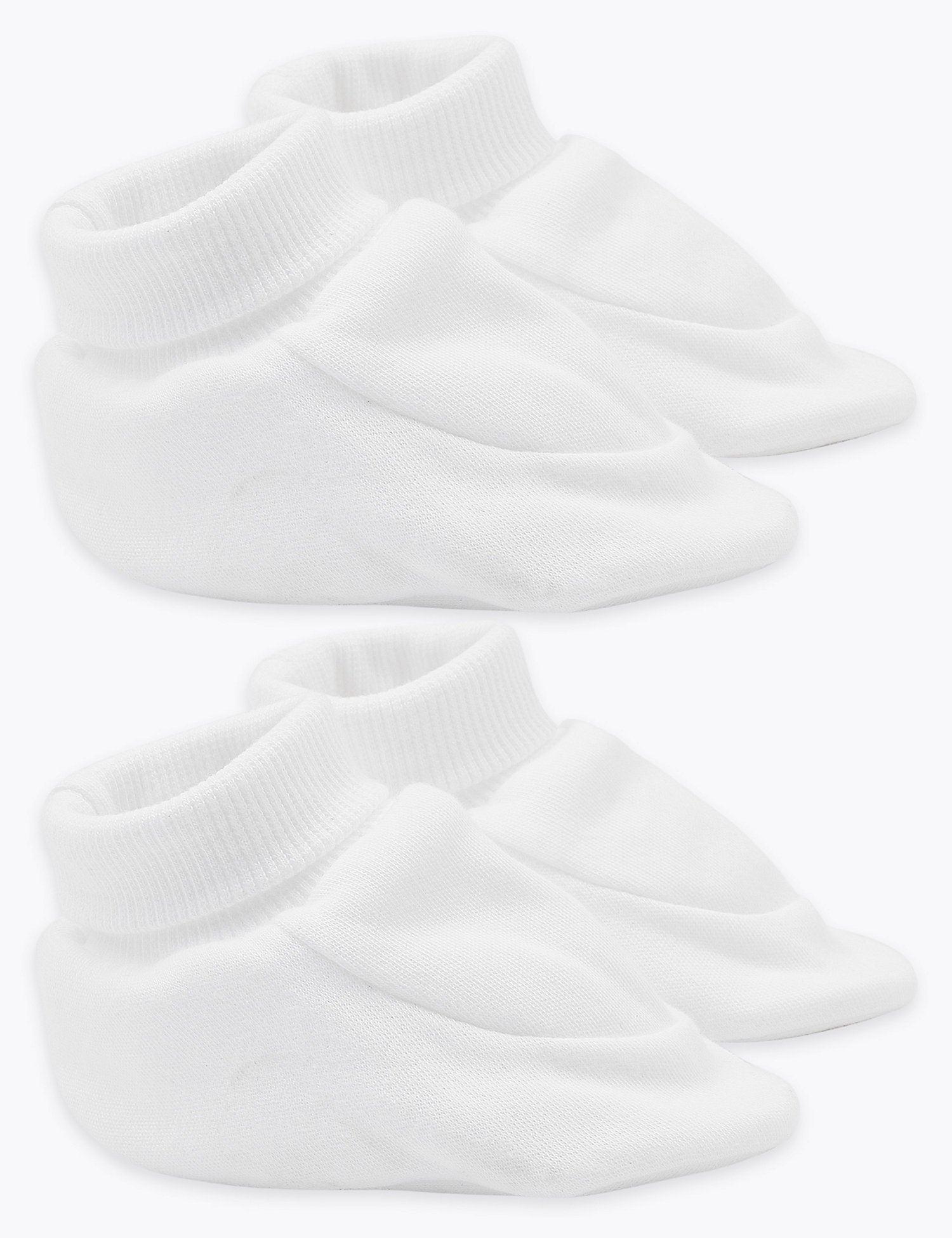 2 Pack Organic Cotton Booties