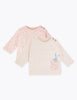 2 Pack Pure Cotton Bunny Print Tops