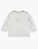 Organic Cotton Hello World Slogan Jumper