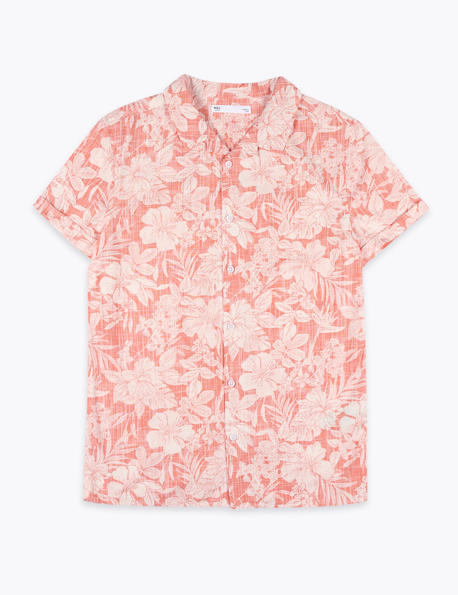 Pure Cotton Tropical Print Shirt