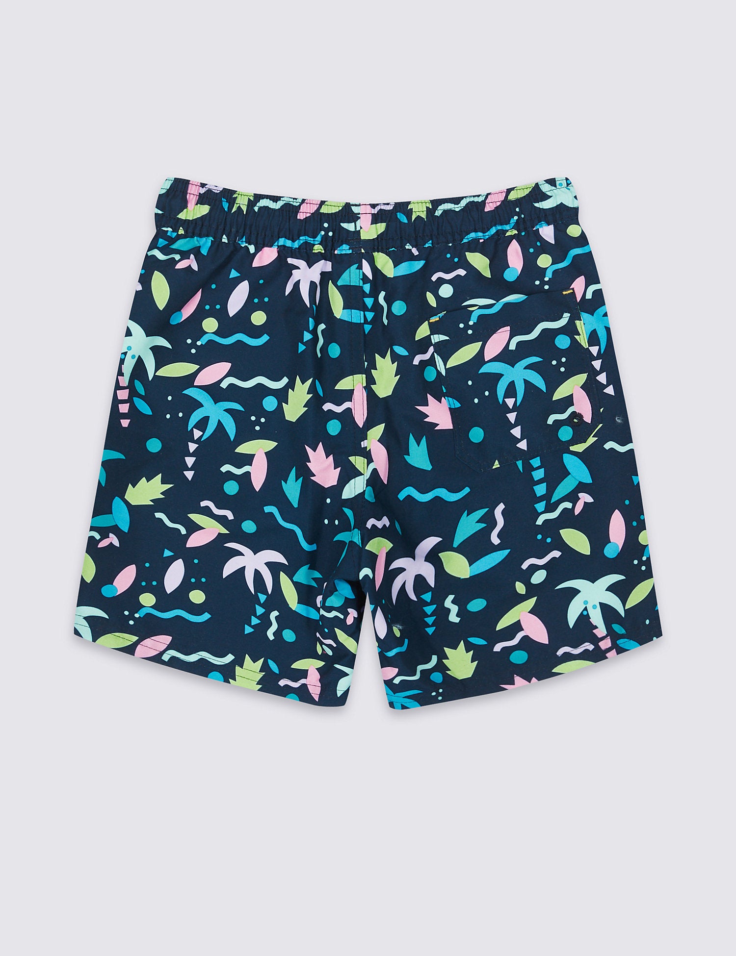 Sustainable Leaf Print Swim Shorts
