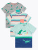 3 Pack Cotton Dinosaur T-Shirts