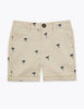 Cotton Palm Tree Chino Shorts