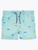 Pure Cotton Printed Rugby Shorts