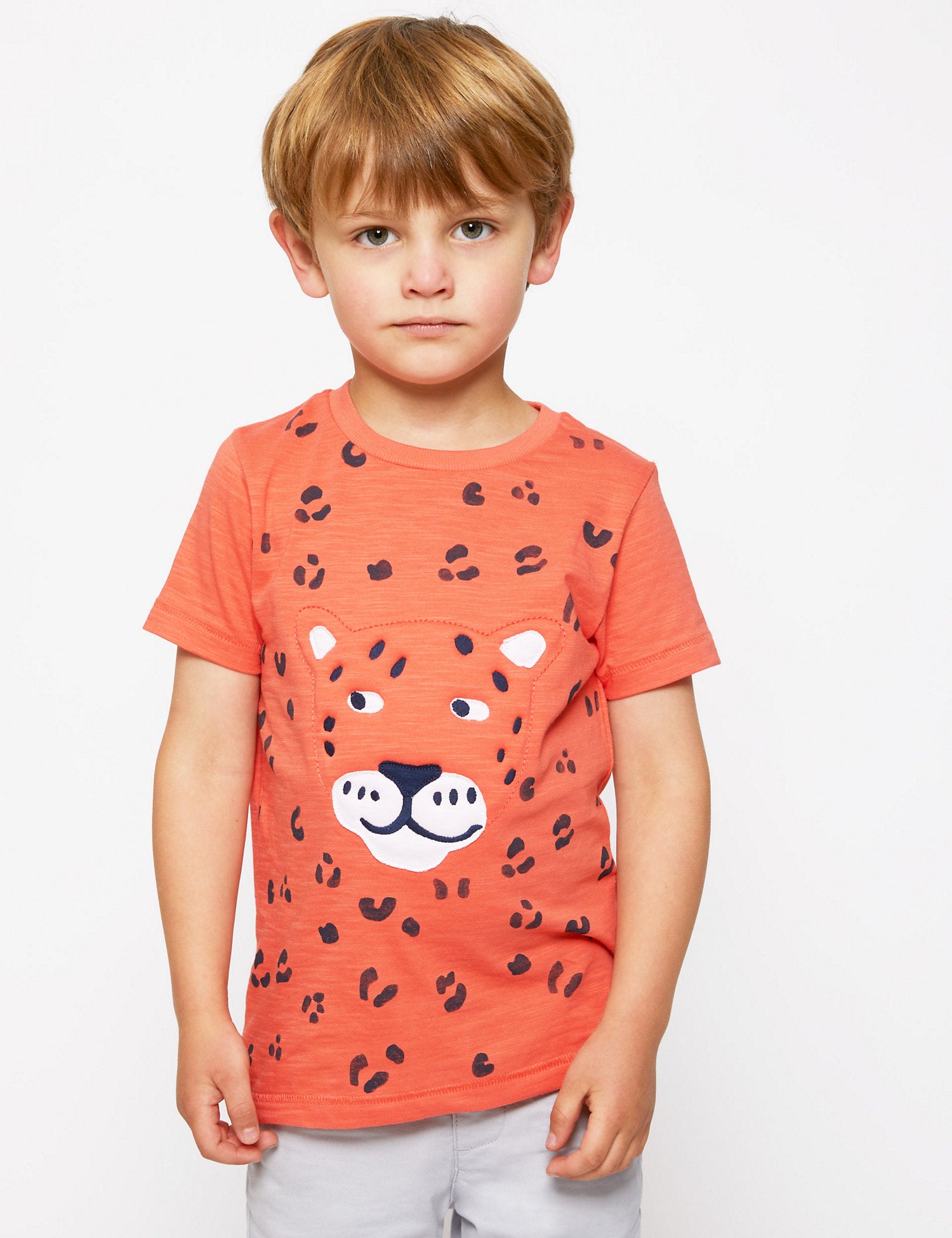 Pure Cotton Leopard T-Shirt