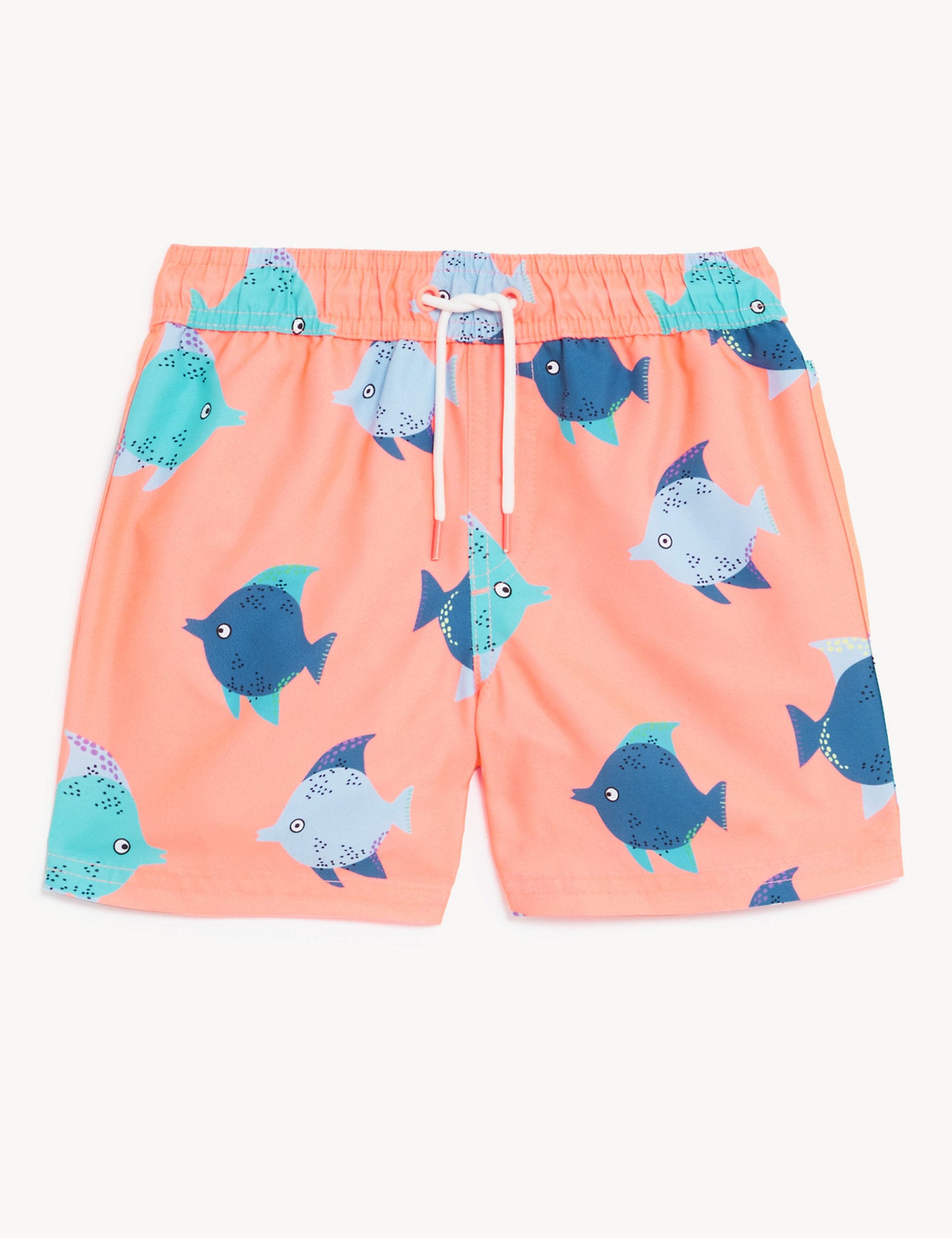 Fish Print Swim Shorts