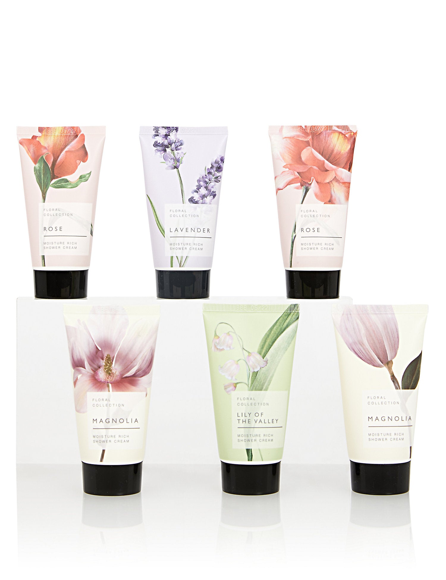 Floral Collection Shower Cream Set