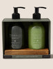 Tranquil Hand Wash & Lotion Duo with Wooden Holder